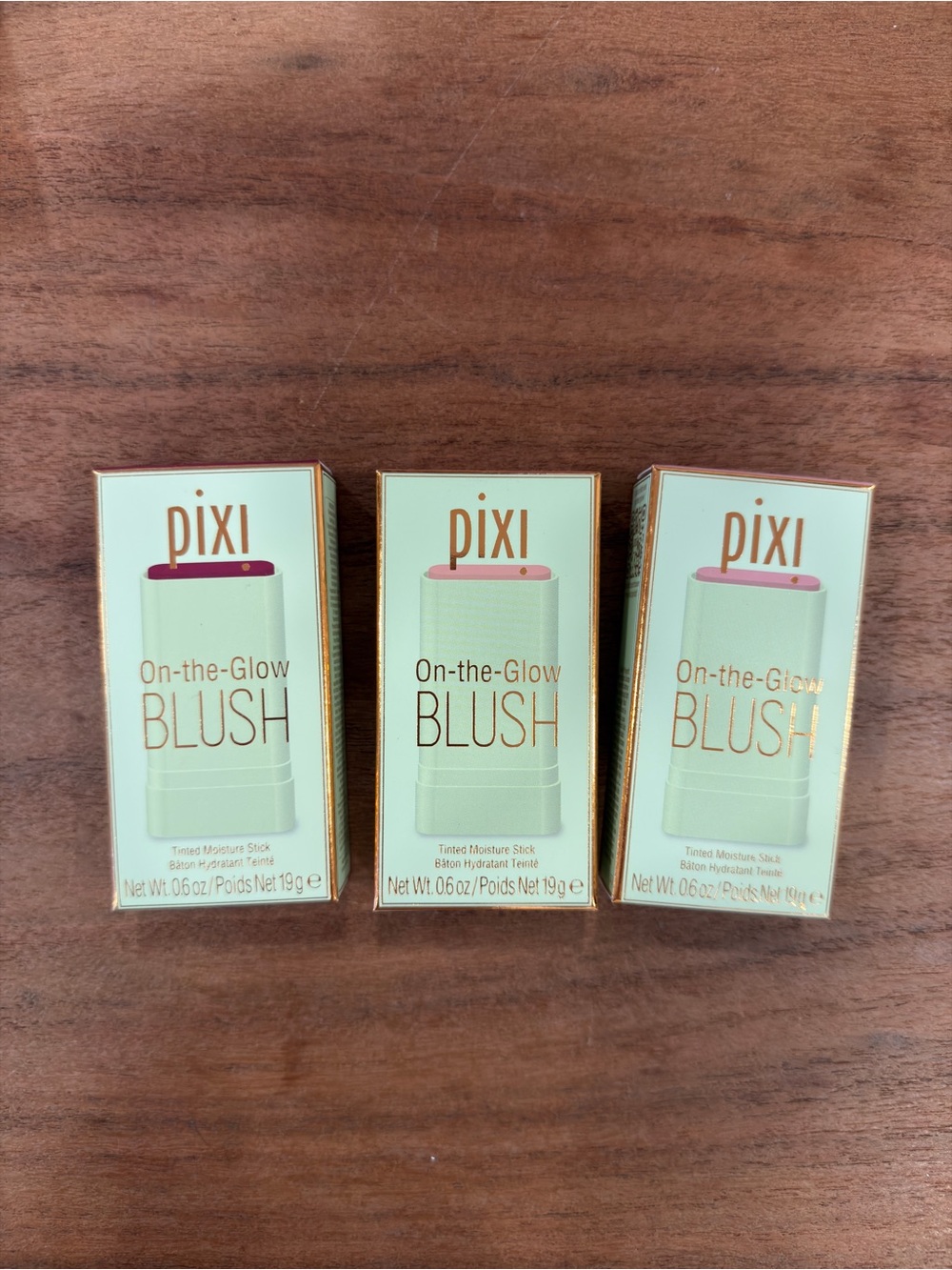 Pixi On-the-Glow Blush Trio — Cassis, Chantilly, Mauve